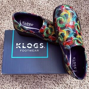 Klogs Multicolor Swirl Slip-On Shoes
